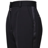 Pantaloni tuxedo in gabardine di lana FTAM0T FU21EN0000 DOLCE & GABBANA 