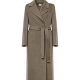 Cappotto lungo in lana 26AL218 BEIGE MELANGE ALISHEVA 