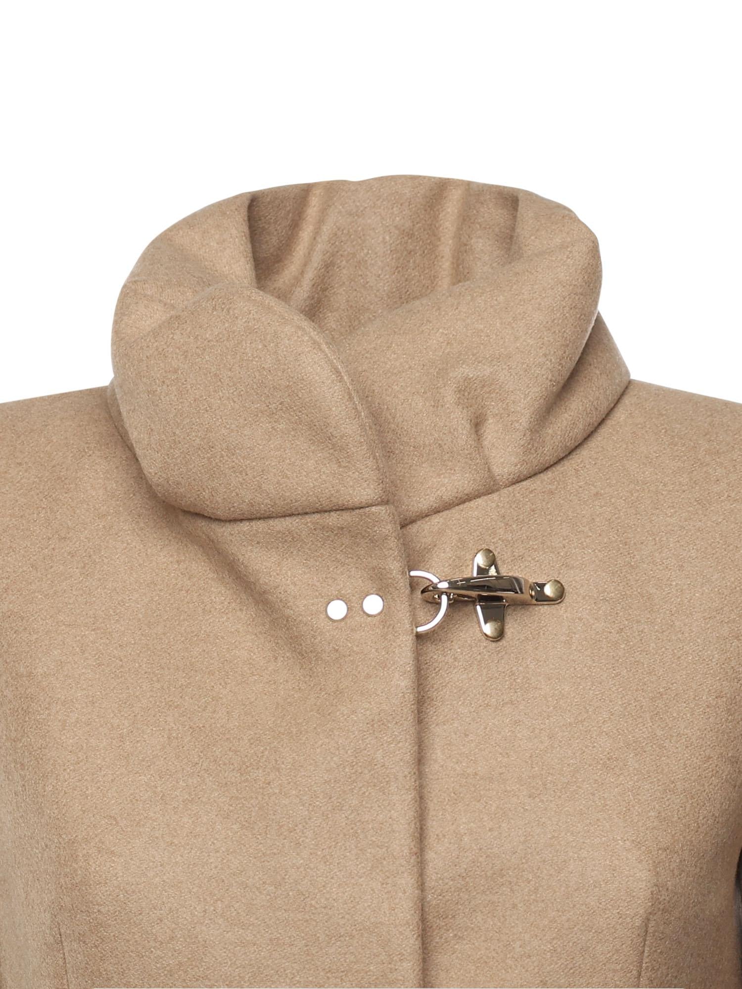 Cappotto Romantic in panno di lana mélange NAW5051Y050XMY C813 FAY 