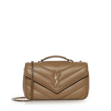 Borsa Loulou small in pelle di agnello trapuntata 801437 AAEAX2357 SAINT LAURENT 