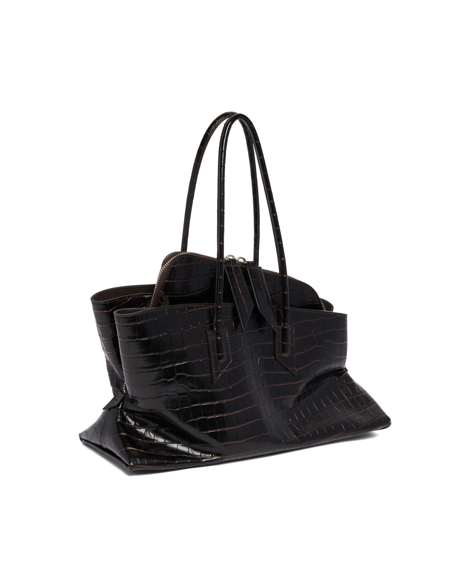 Borsa La Passeggiata Medium in pelle 250WAH00054 LBT021PR207 THE Attico 