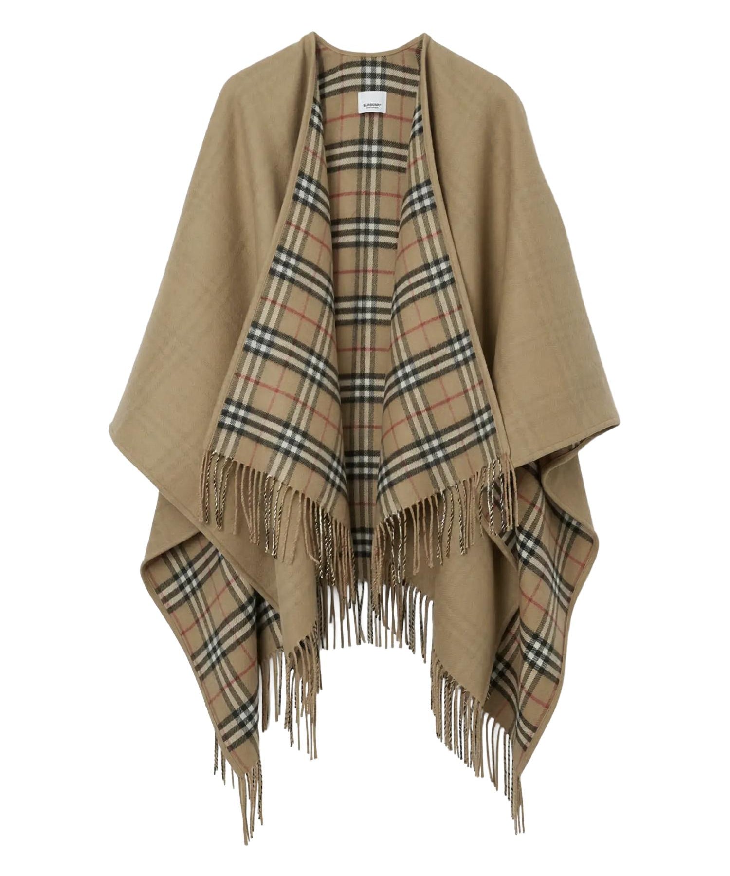 Stola reversibile in lana Check 8071673 A7026 BURBERRY 