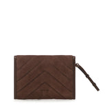 Bustina in pelle scamosciata con logo 104820 A2JHL74V PINKO 