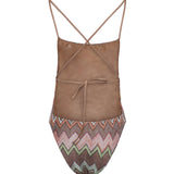 Costume intero in viscosa lamé MC25SP01 BR014KSM9YK MISSONI 