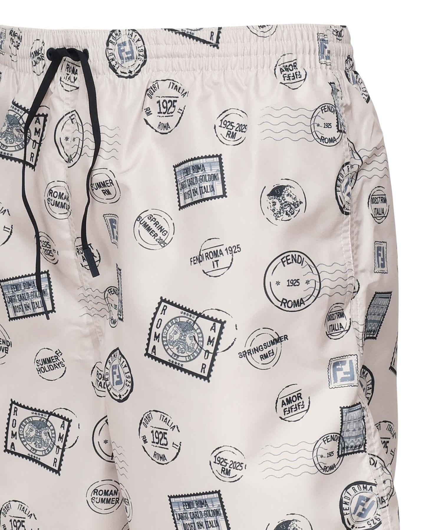 Boxer mare in nylon stampato FXB134 AV64F0YPK FENDI 
