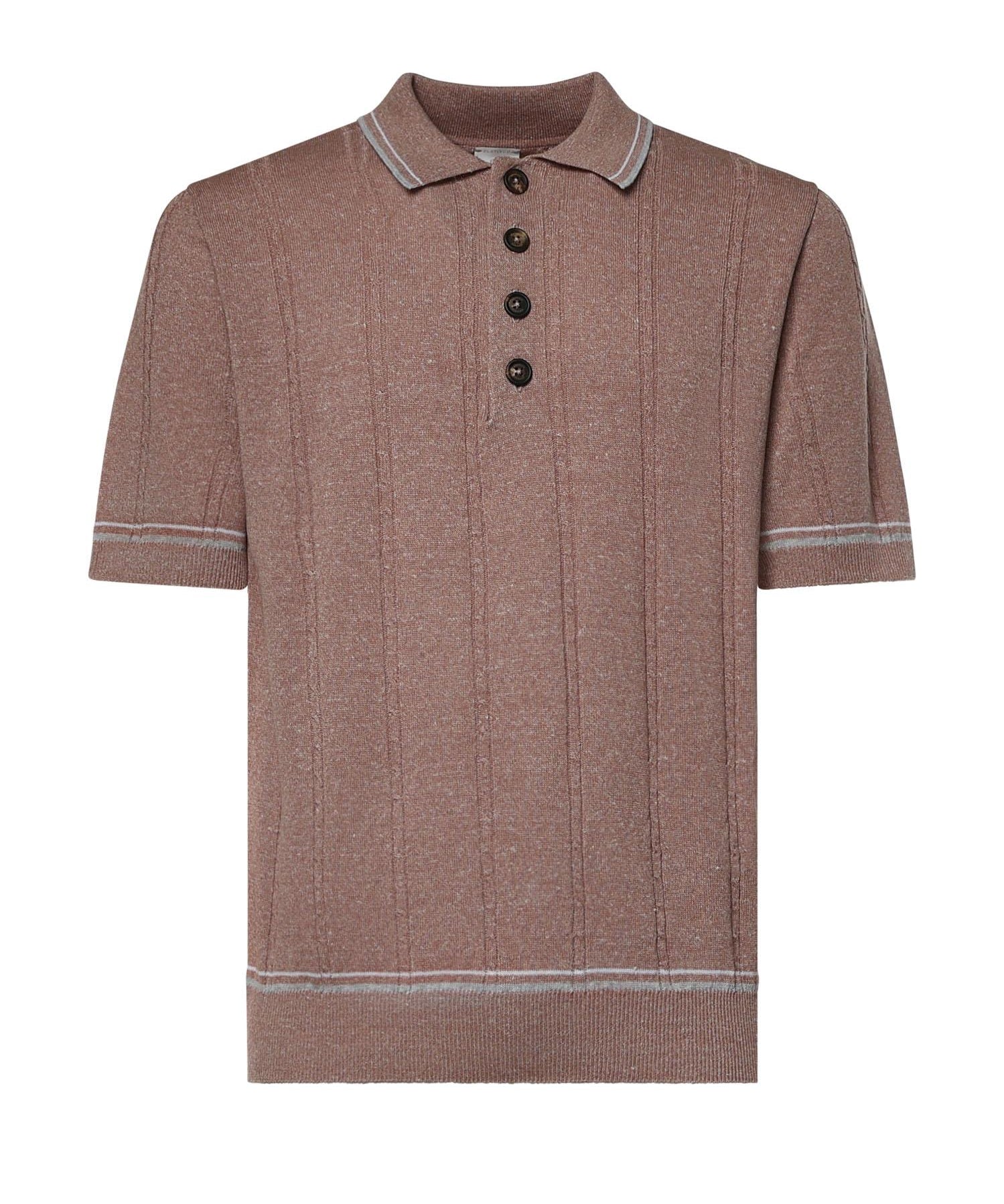 Polo in lino e cotone M76MAGM42MAG0M018 991301 ELEVENTY 