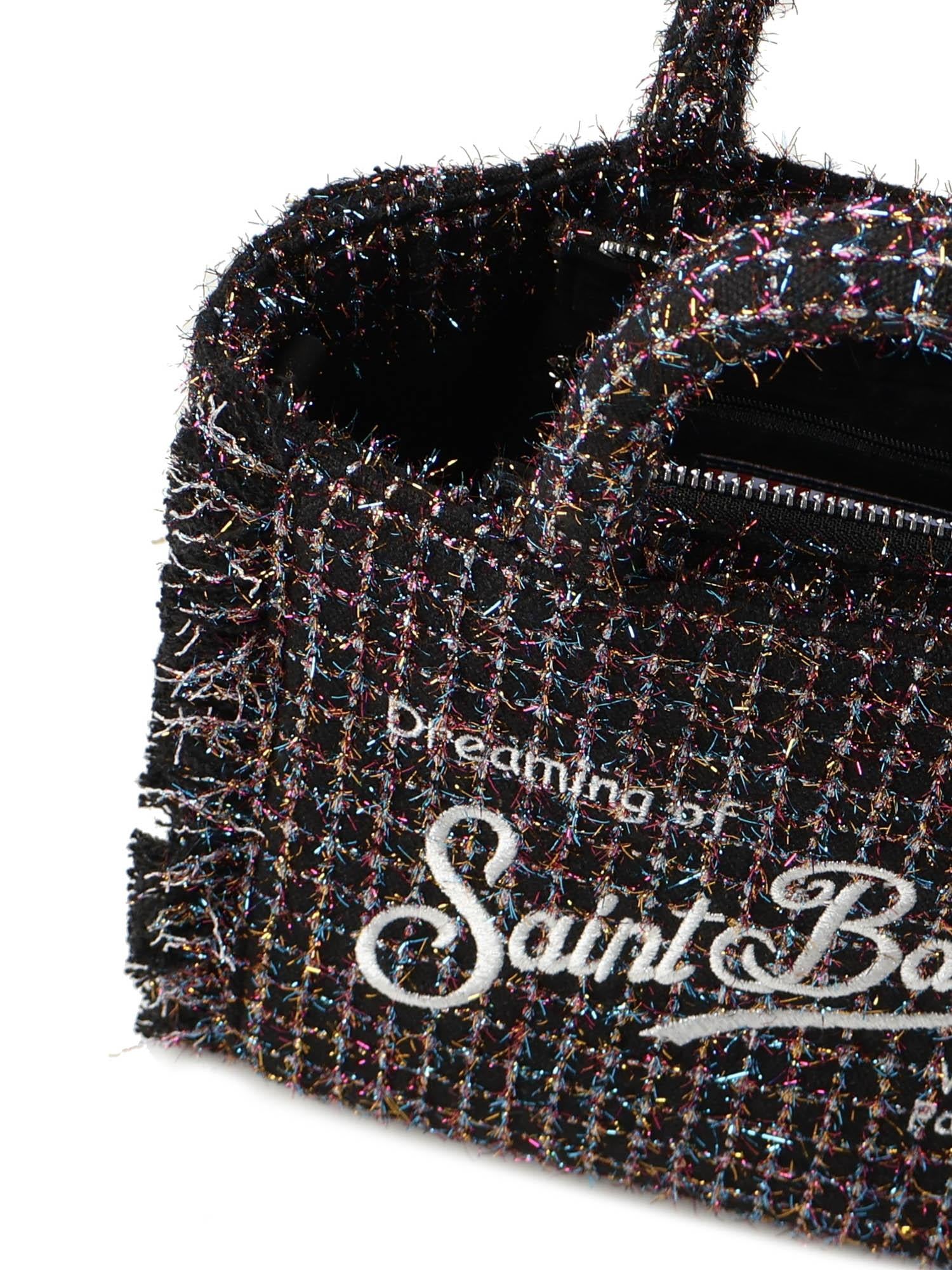 Mini bag Vanity tweed con logo VAMI026 01374I MC2 SAINT BARTH 