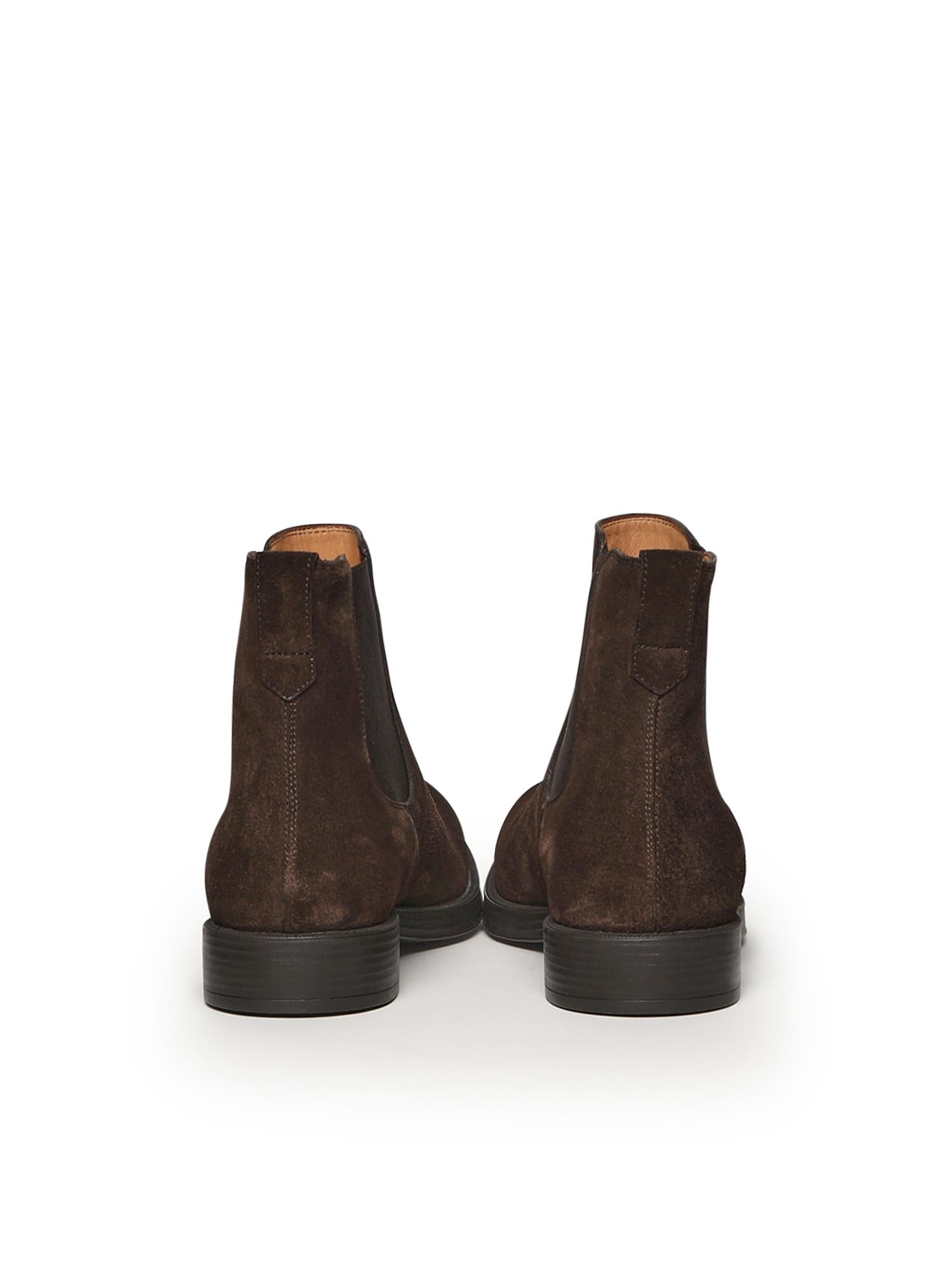 Stivaletto Chelsea in pelle scamosciata<BR/> XXM75L00P20RE0 S800 TOD'S 