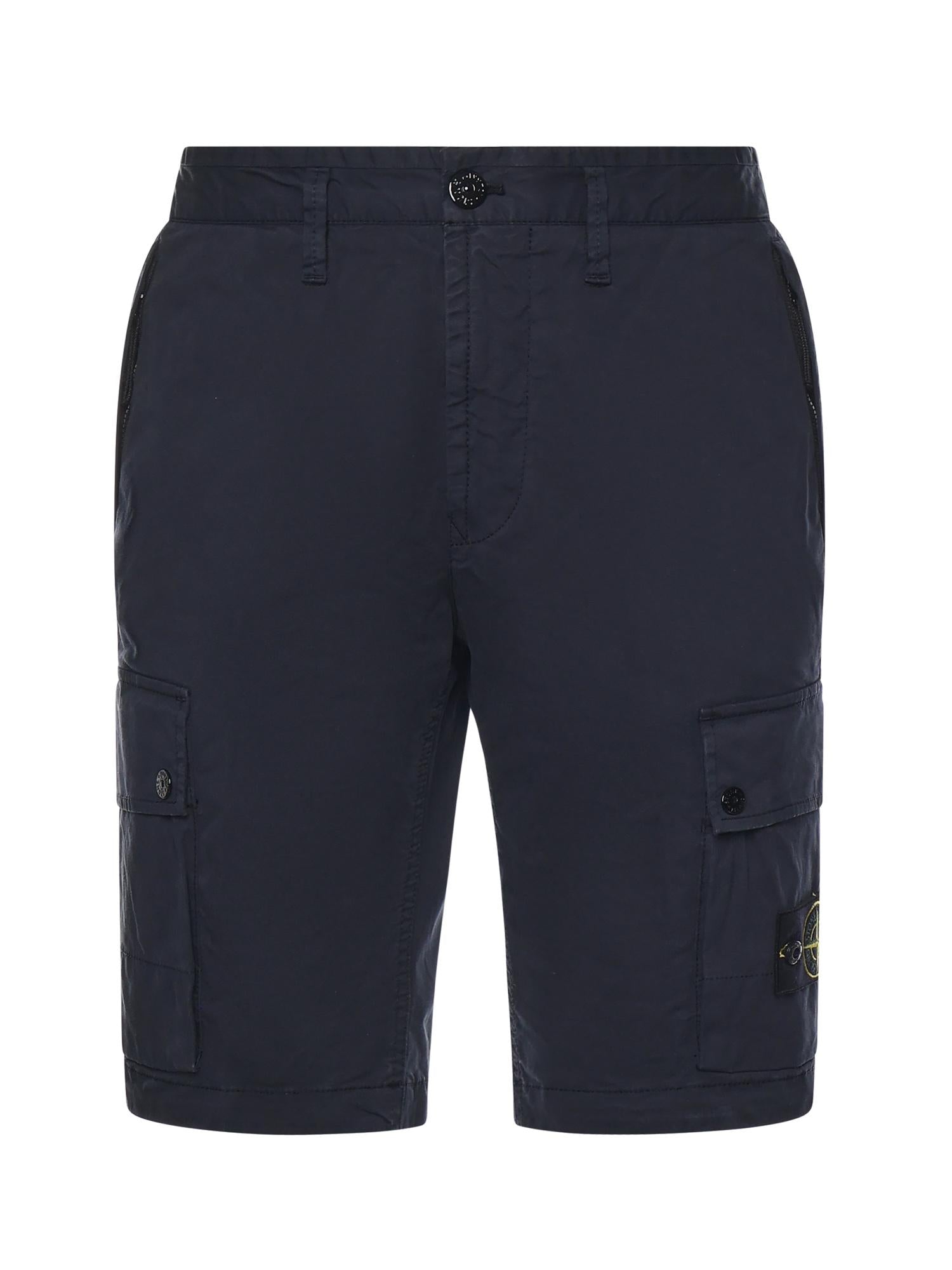 Bermuda cargo in twill di cotone L1S15L100019 S0A10V0020 STONE ISLAND 