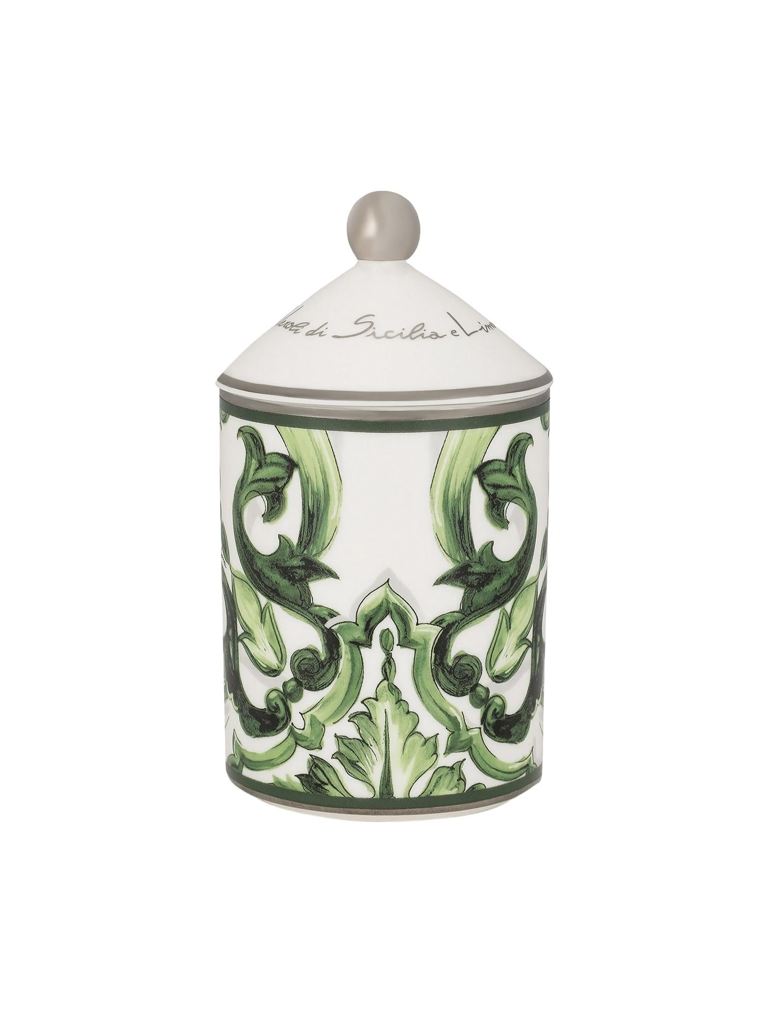 Candela Profumata in porcellana - Neroli di Sicilia e Limoni<BR/> TCC113 TCAHZUV006 DOLCE & GABBANA HOME 
