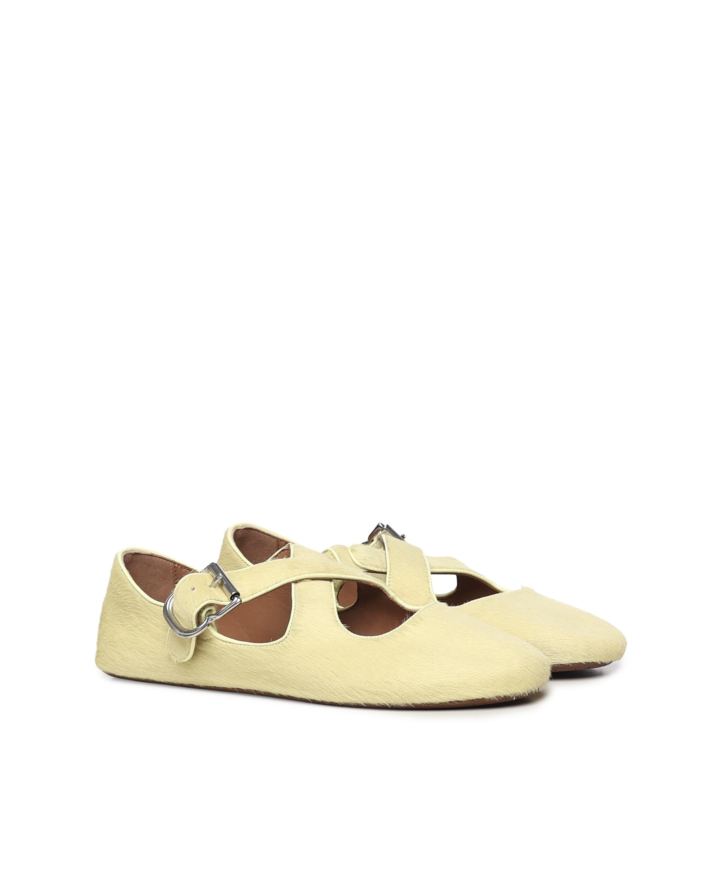 Ballerine flat in cavallino AA3A046I047 276 ALAIA 