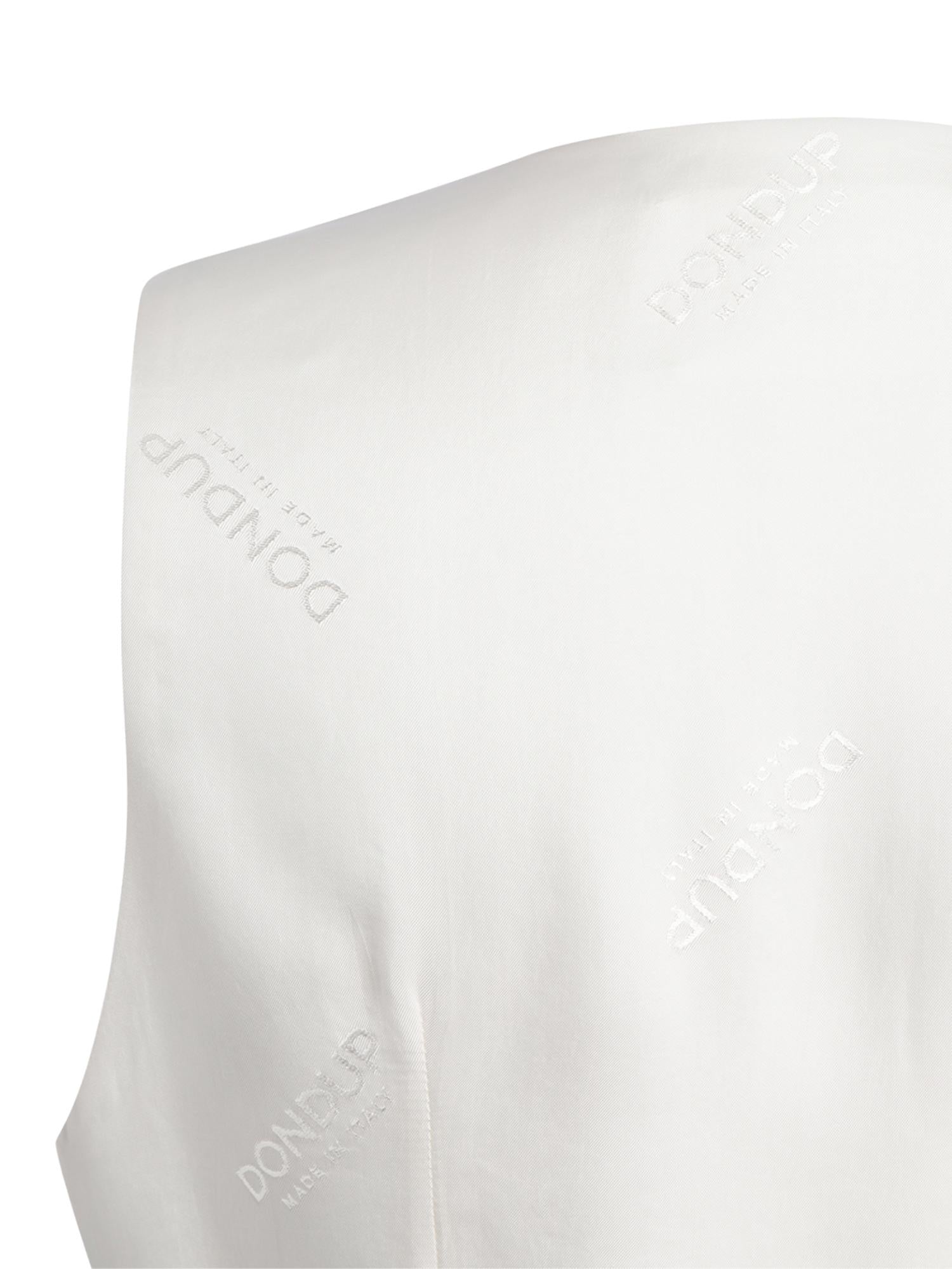 Gilet in fresco di lana gessato DJ860 ES0080D001 DONDUP 