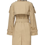 Trench corto con collo Check<BR/> 8094940 B8626 BURBERRY 