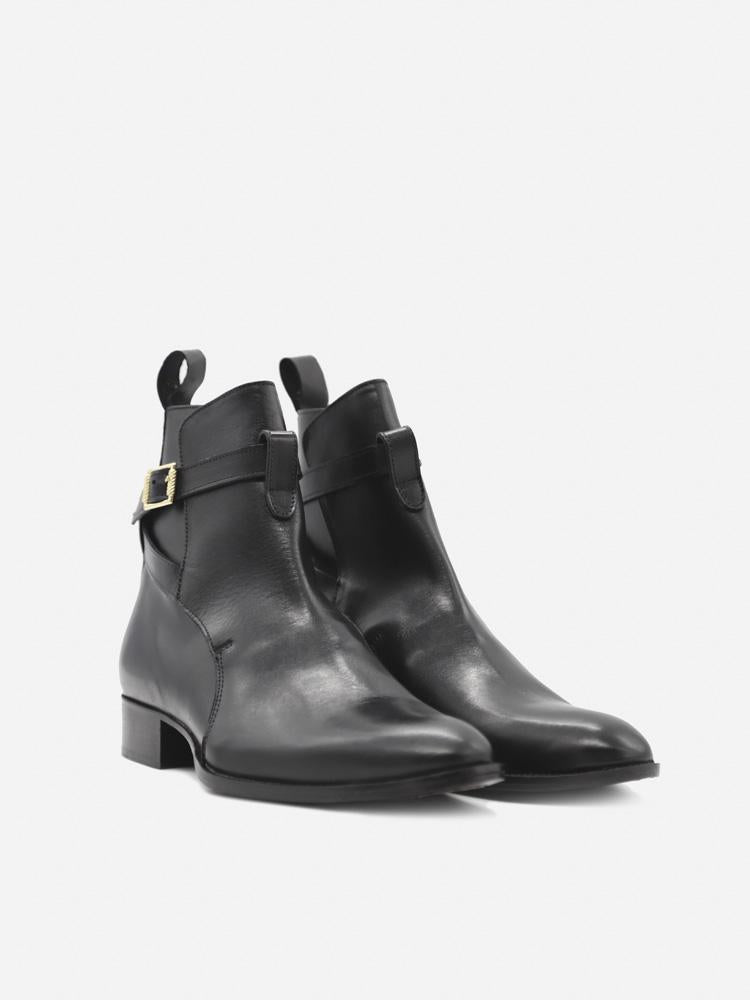 Stivaletti Flash in pelle 3126 7126 CALF BLACK GIULIANO GALIANO 