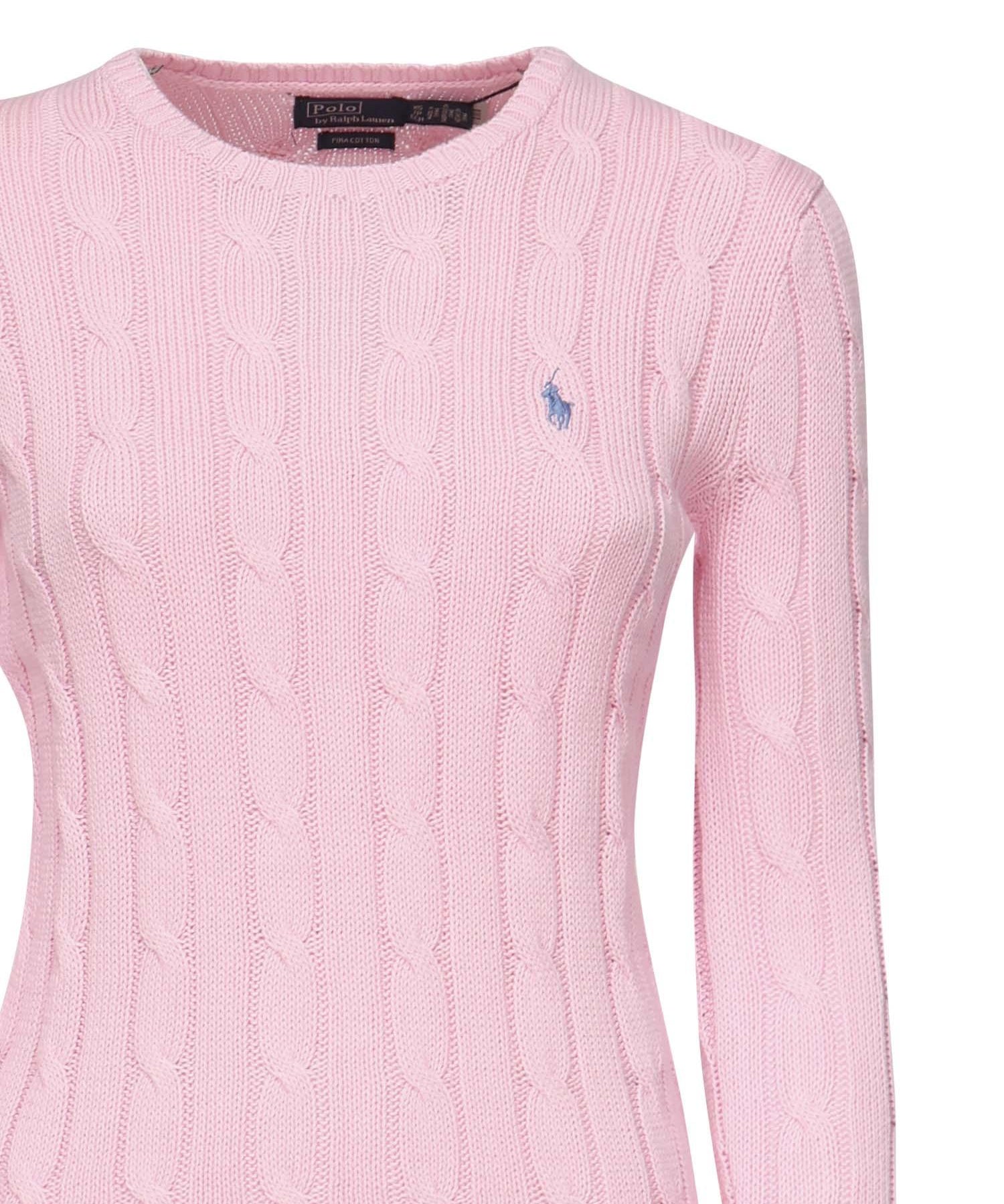 Maglione a trecce con logo 211971869 010 POLO RALPH LAUREN 