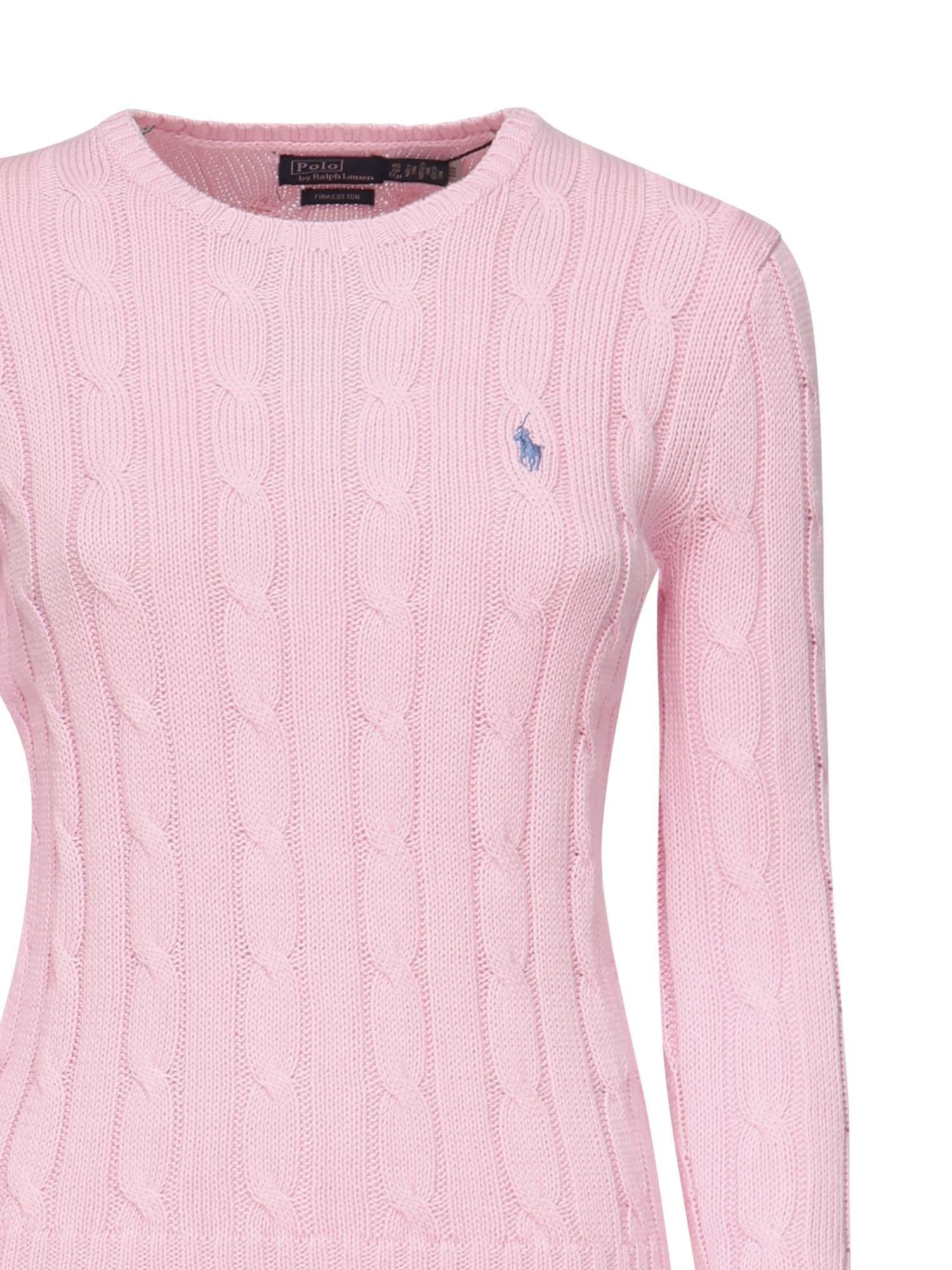 Maglione a trecce con logo 211971869 010 POLO RALPH LAUREN 