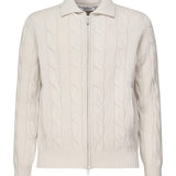 Giacca cardigan a coste<BR/> 3180 19652113 GALIANO 
