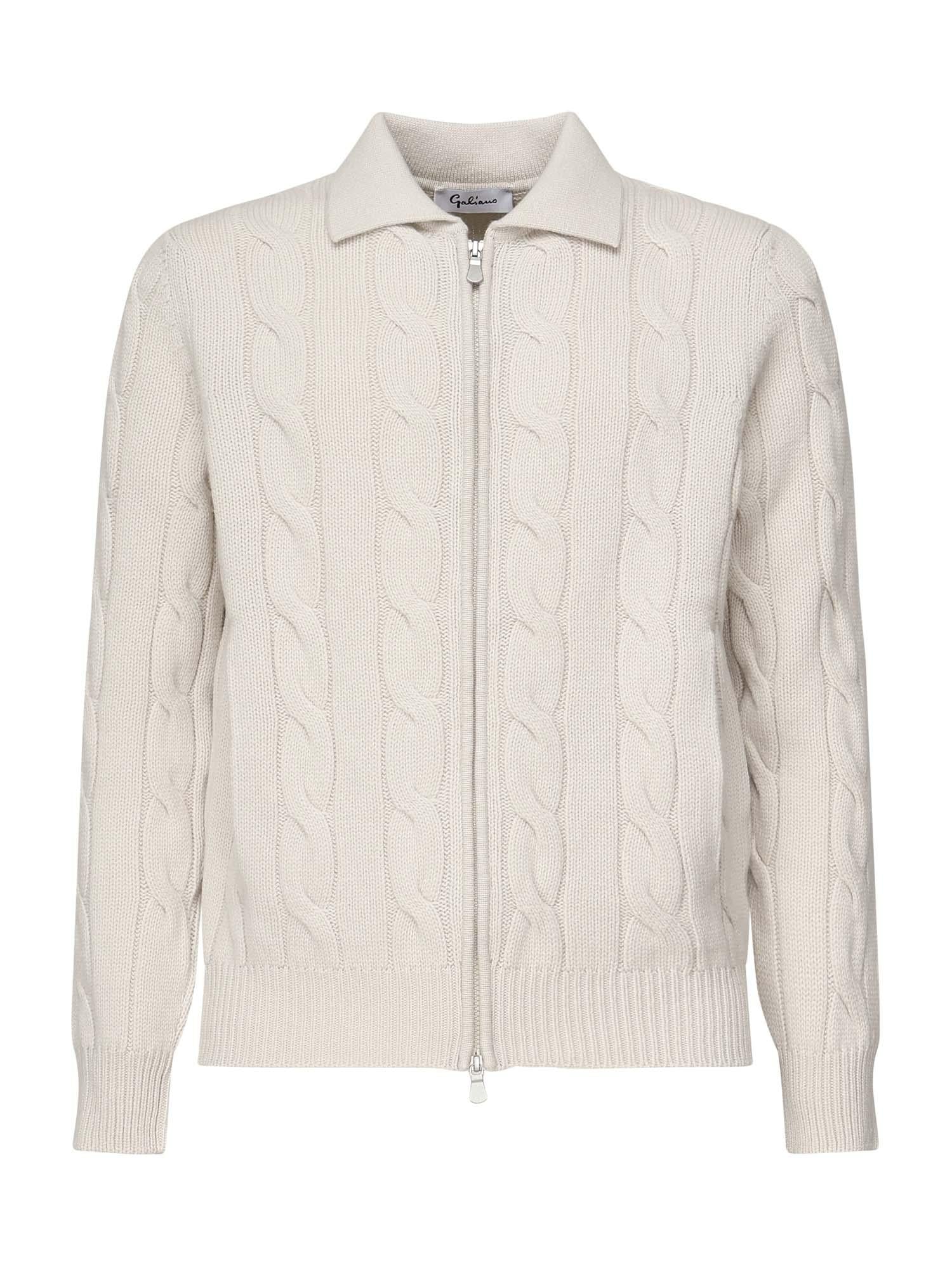 Giacca cardigan a coste<BR/> 3180 19652113 GALIANO 