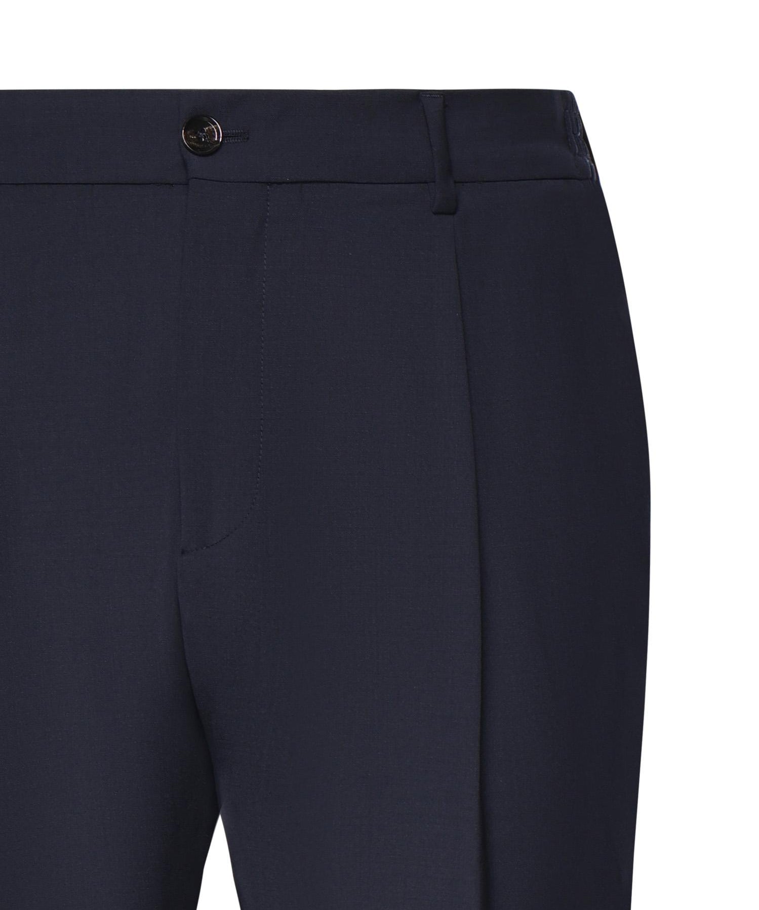 Pantalone New Ricardo in misto lana NEW RICCARDO TBCMBLU SCURO BE ABLE 