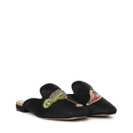 Mule Embroidered 5387700069 BLACK KURT GEIGER 