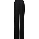 Pantaloni in sartin mireille 803599 Y013G1000 SAINT LAURENT 
