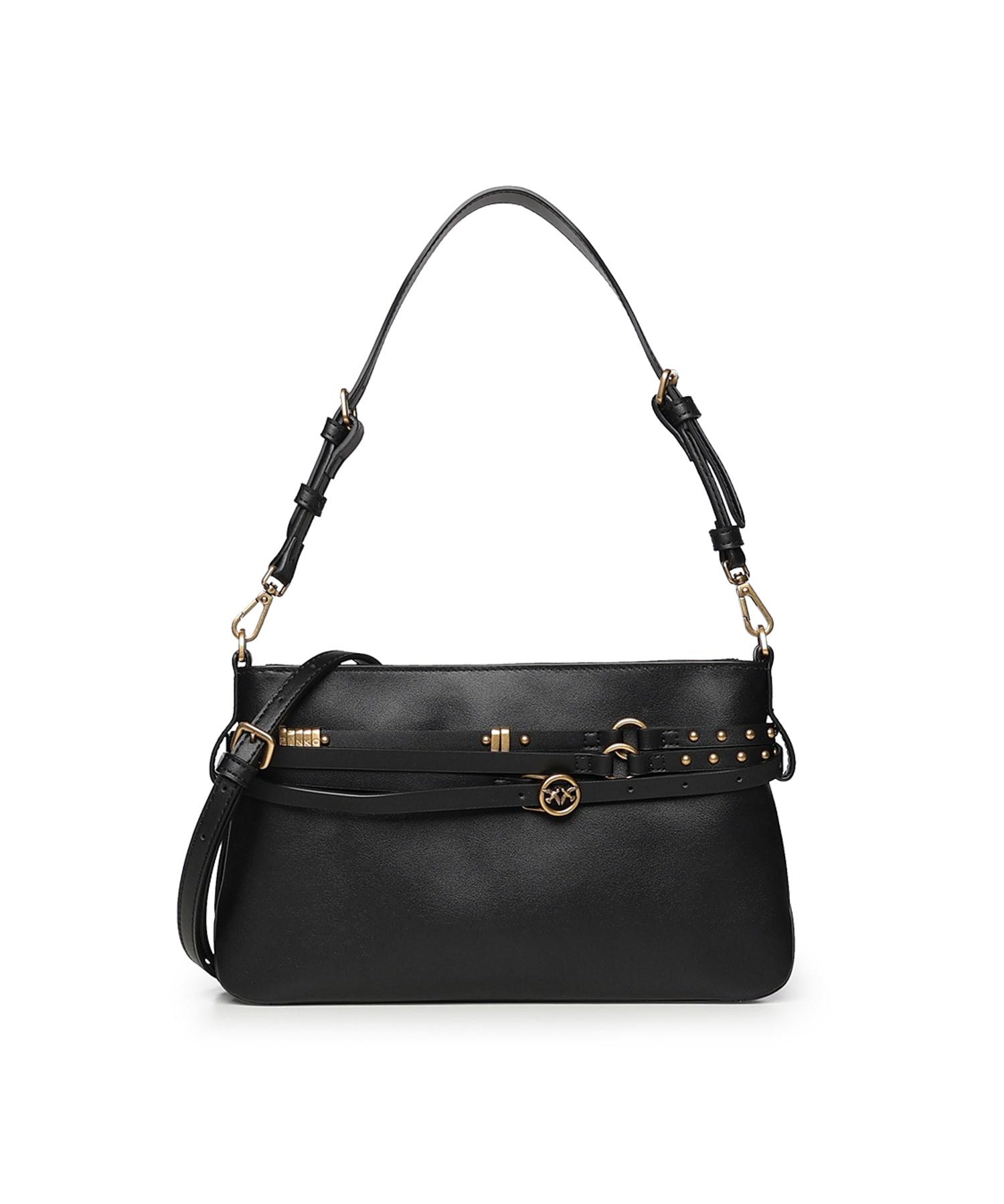 Borsa a spalla Belt Bag Mini in pelle 106177 A0QOZ99Q PINKO 