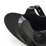Borsa Croco Heart in pelle COPBA112F6075 BLK COPERNI 