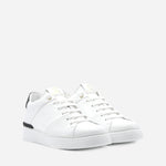 Sneakers King1 in pelle con inserto effetto coccodrillo pe 2021 KING1 -WHITE/GOLD GIULIANO GALIANO 