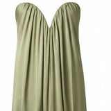 Abito lungo Olivienne in raso NA00304190834  THE NEW ARRIVALS ILKYAZ OZEL 