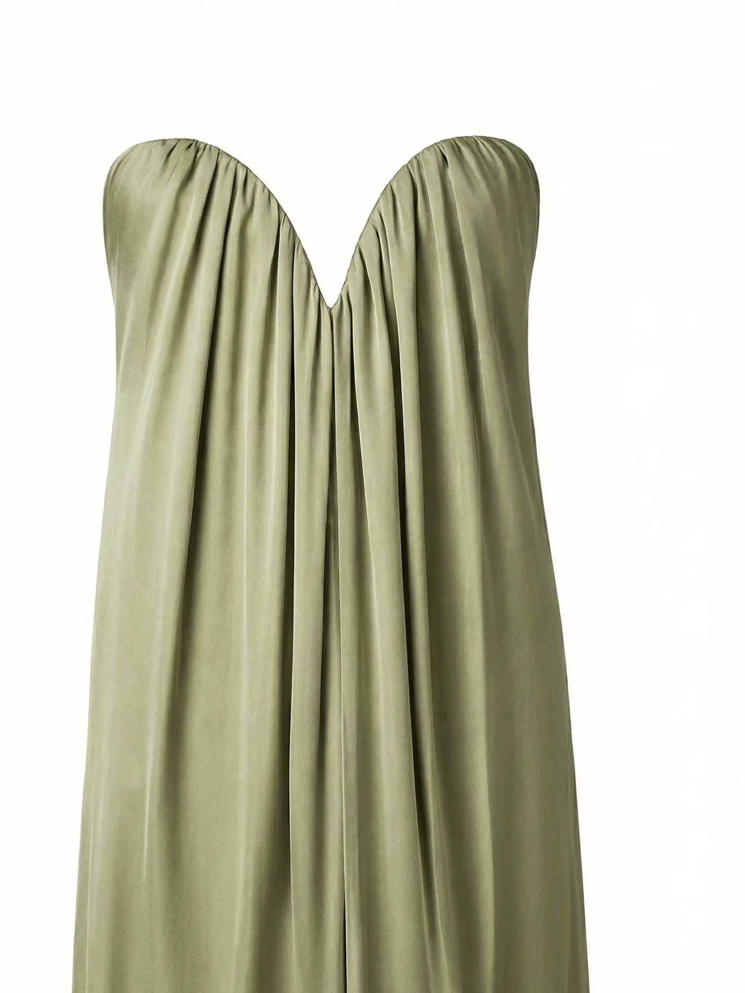 Abito lungo Olivienne in raso NA00304190834  THE NEW ARRIVALS ILKYAZ OZEL 