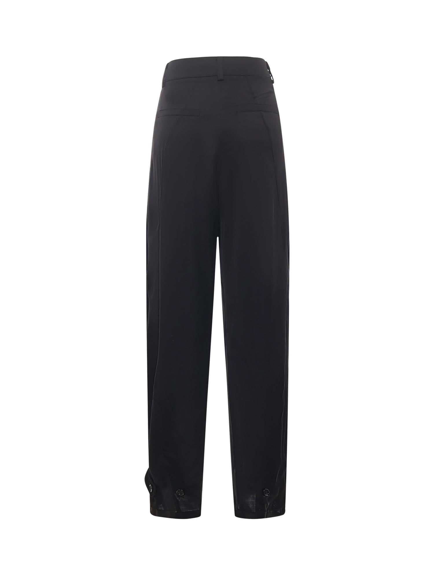 Pantaloni P-Pants in satin 105773 A2VFZ99 PINKO 