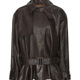 Giacca biker in pelle 115817 1667 ROTATE 