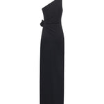 Abito lungo asimmetrico in jersey COPR213F5021 BLACK COPERNI 