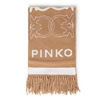 Sciarpa con logo Love Birds jacquard 105992 A2YOMZ2 PINKO 