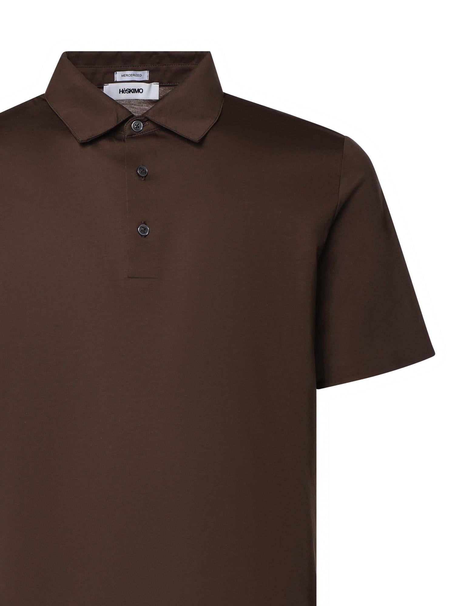 Polo in cotone HE1410008 MORO HESKIMO 
