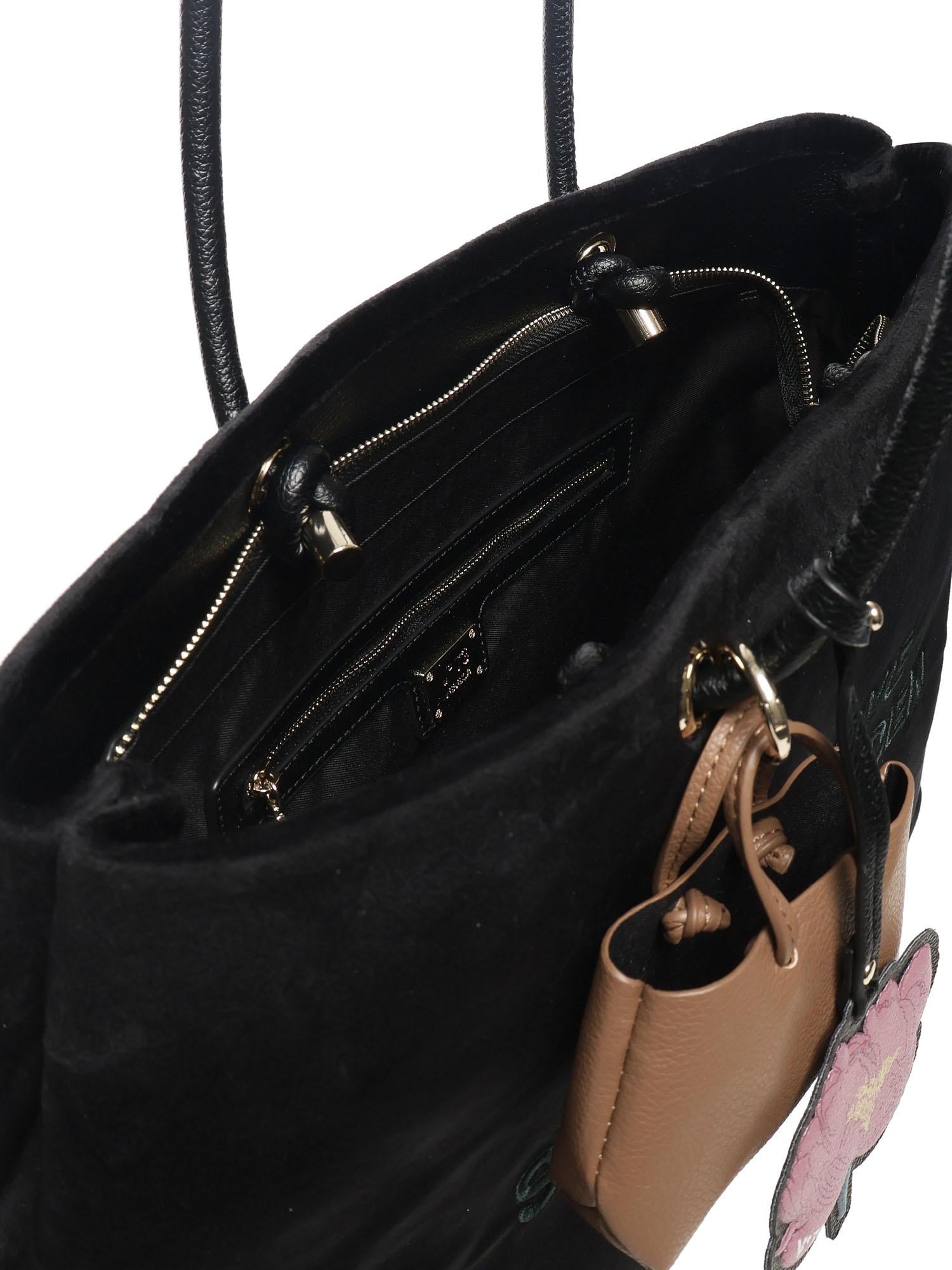 Borsa shopping Secret Garden 73BS9CU01 SECRET GARDENNERO/MULTICOLOR V° 73 