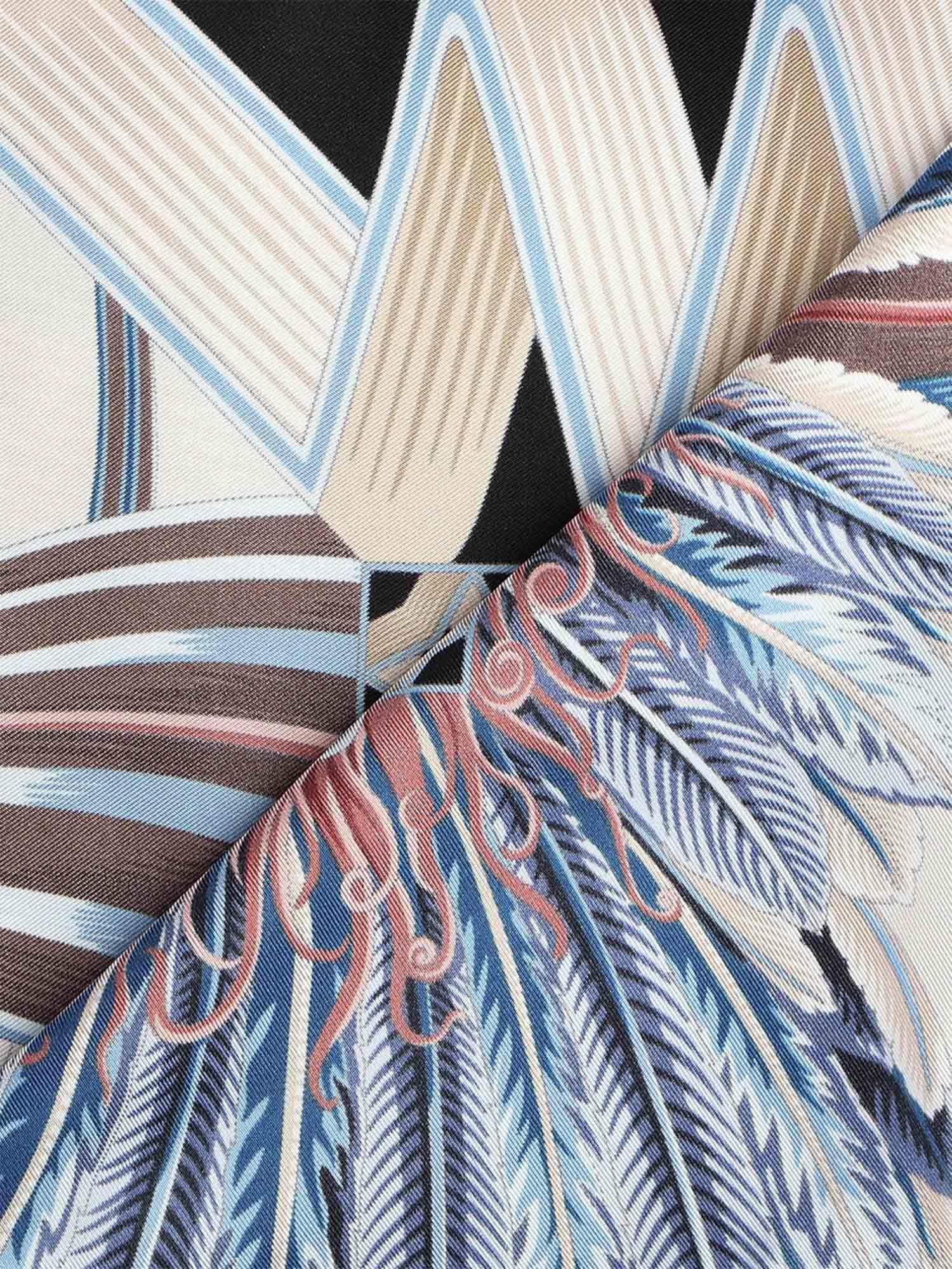 Foulard in seta con stampa 310216 785341004 FERRAGAMO 