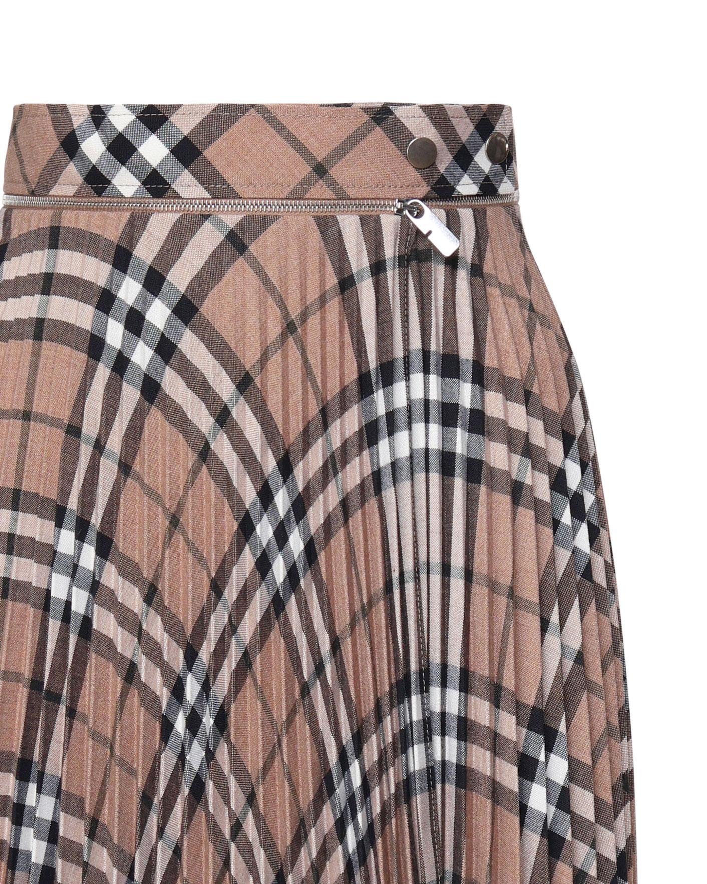 Gonna lunga a vita alta 8093011 C1202 BURBERRY 
