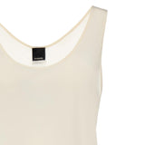 Top a canotta in seta sand wash 104670 A2T7C00 PINKO 