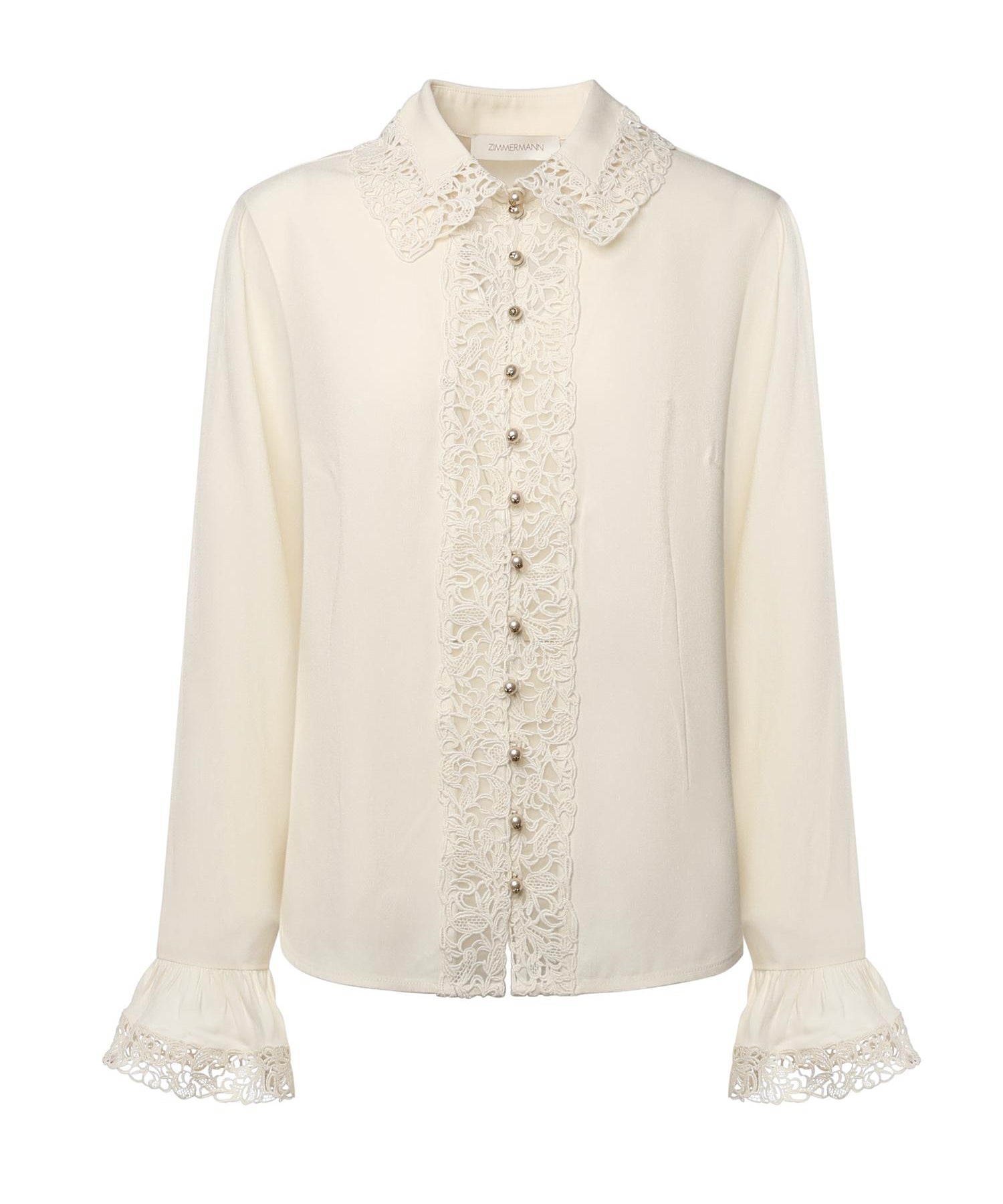 Camicia con finiture in pizzo 5398TF25R CRM ZIMMERMANN 