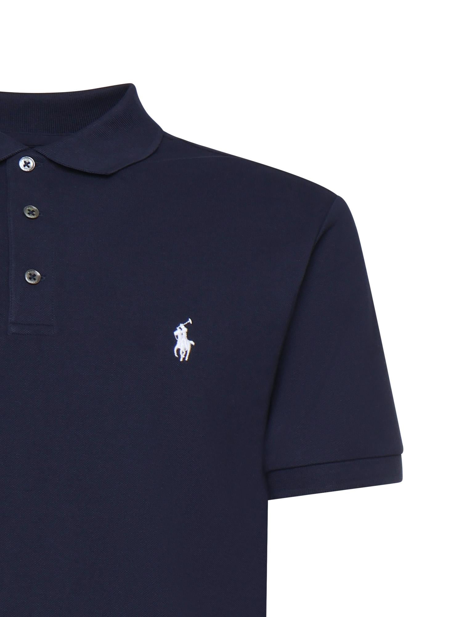 Polo in cotone con logo 710941439 038 POLO RALPH LAUREN 