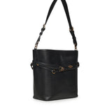 Borsa a spalla media Bucket Belt Bag in pelle 106339 A0QOZ99Q PINKO 