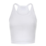 Canotta cropped con scollo asimmetrico 107304 A3IKZ14 PINKO 