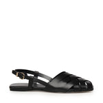 Sandali in pelle IRENE SLING FLAT 40S5IRFP1L 001 MICHAEL MICHAEL KORS 