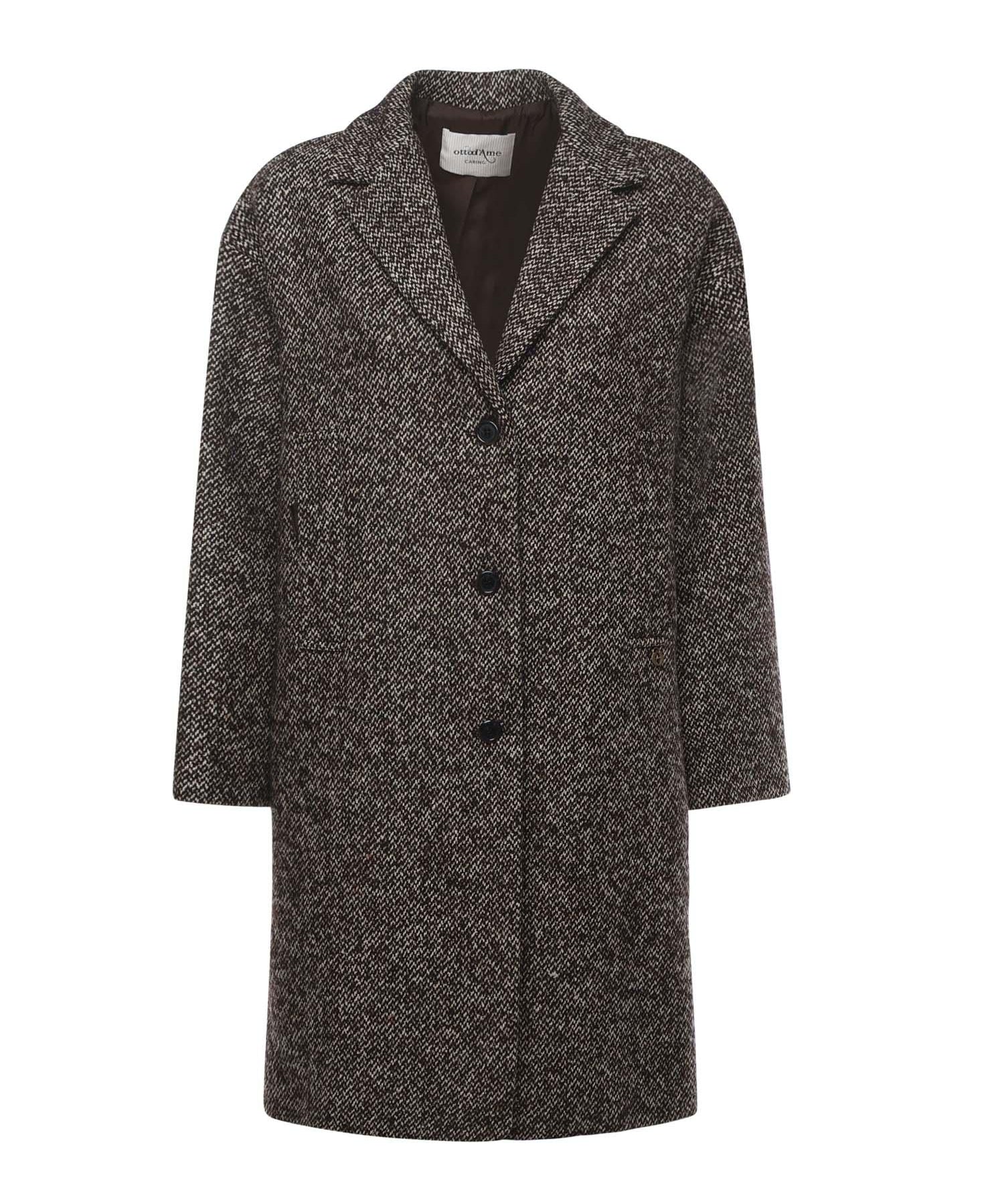 Cappotto midi melange DJ0063 VAR.UNICA OTTOD'AME 
