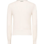 Maglia con colletto e strass<BR/><BR/> 105530 A2S4I23 PINKO 
