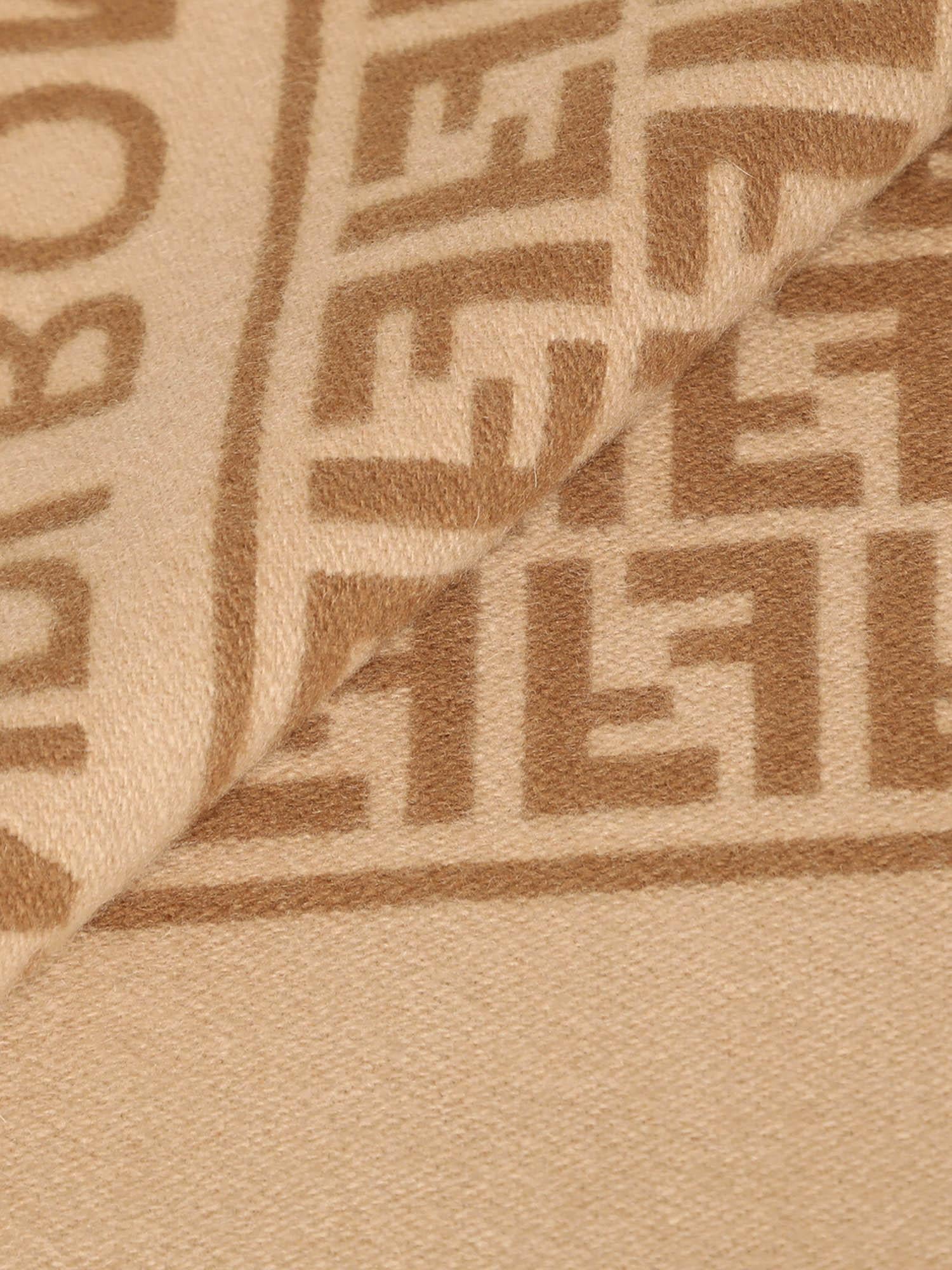 Sciarpa in lana e cashmere FF Jacquard FXT113 AQCWF0QB8 FENDI 