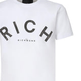 T-shirt con logo<BR/> RMP25478TS  JOHN RICHMOND 