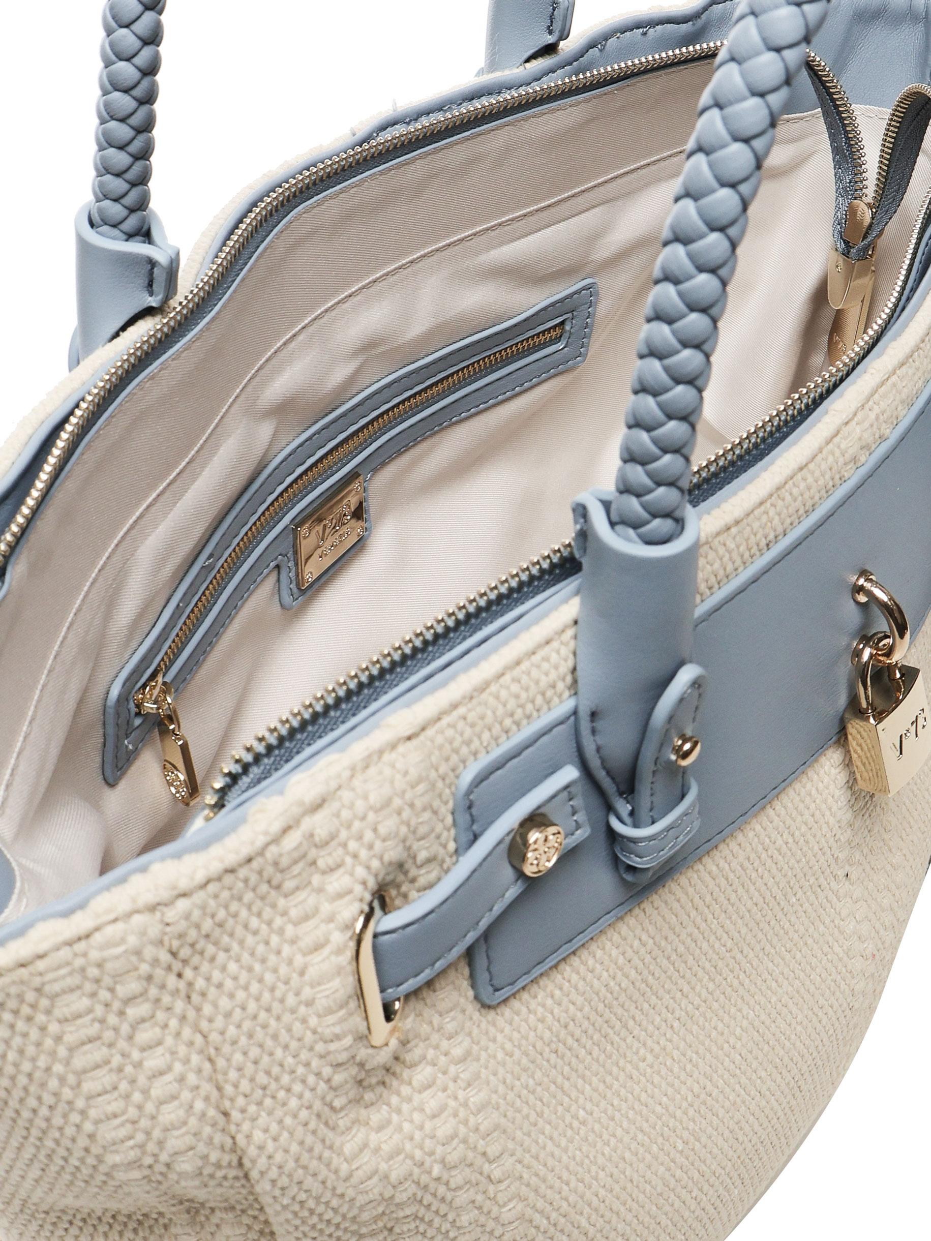 Borsa a spalla Rebecca 73BS8VY01 REBECCAOFF WHITE/AZZURRO V° 73 