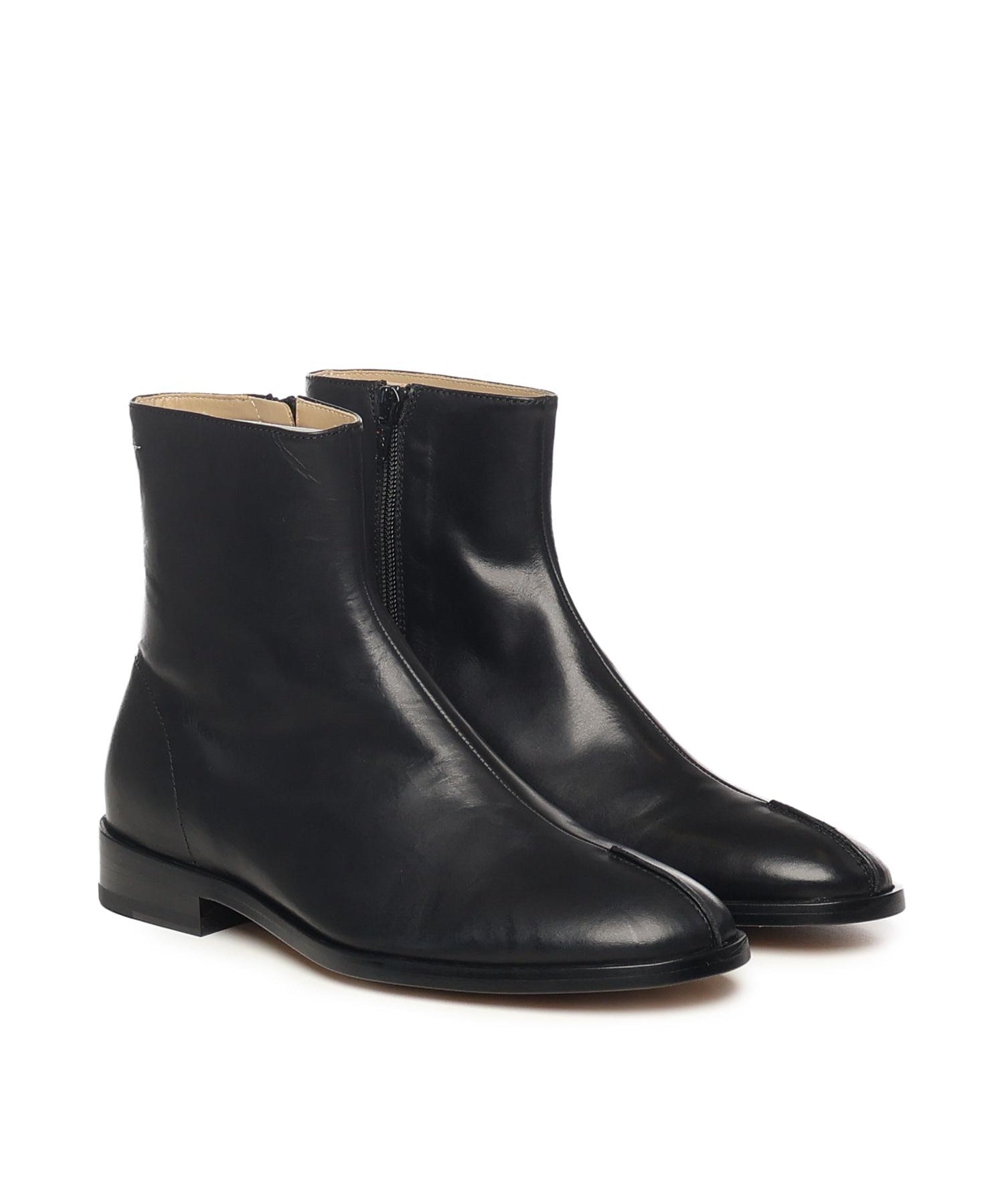 Stivaletto in pelle con dettaglio stitch-out SH1WU0011 P5000T8013 MM6 Maison Margiela 